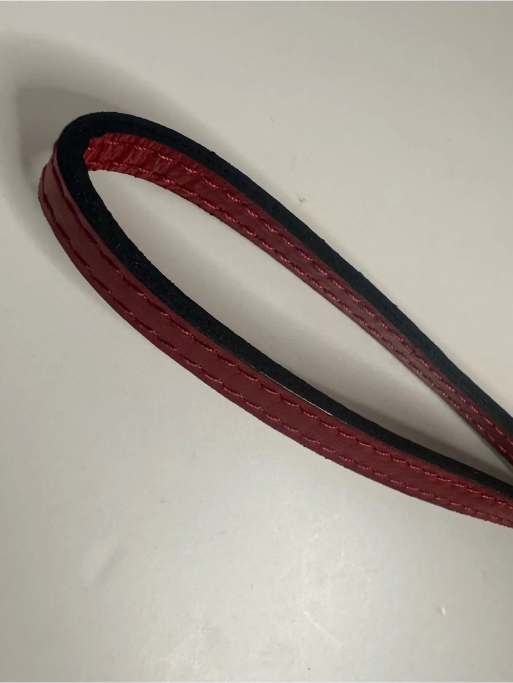 #436 Patricia Nash Slim Red Leather Card Holder Wristlet Wallet